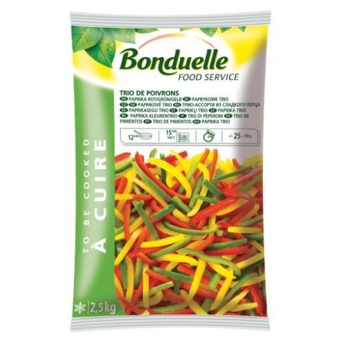 Frozen paprika's mix BONDUELLE, 2,5  kg