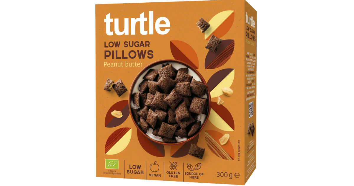 Sausi pusryčiai su žemės riešutų kremu, ekologiški