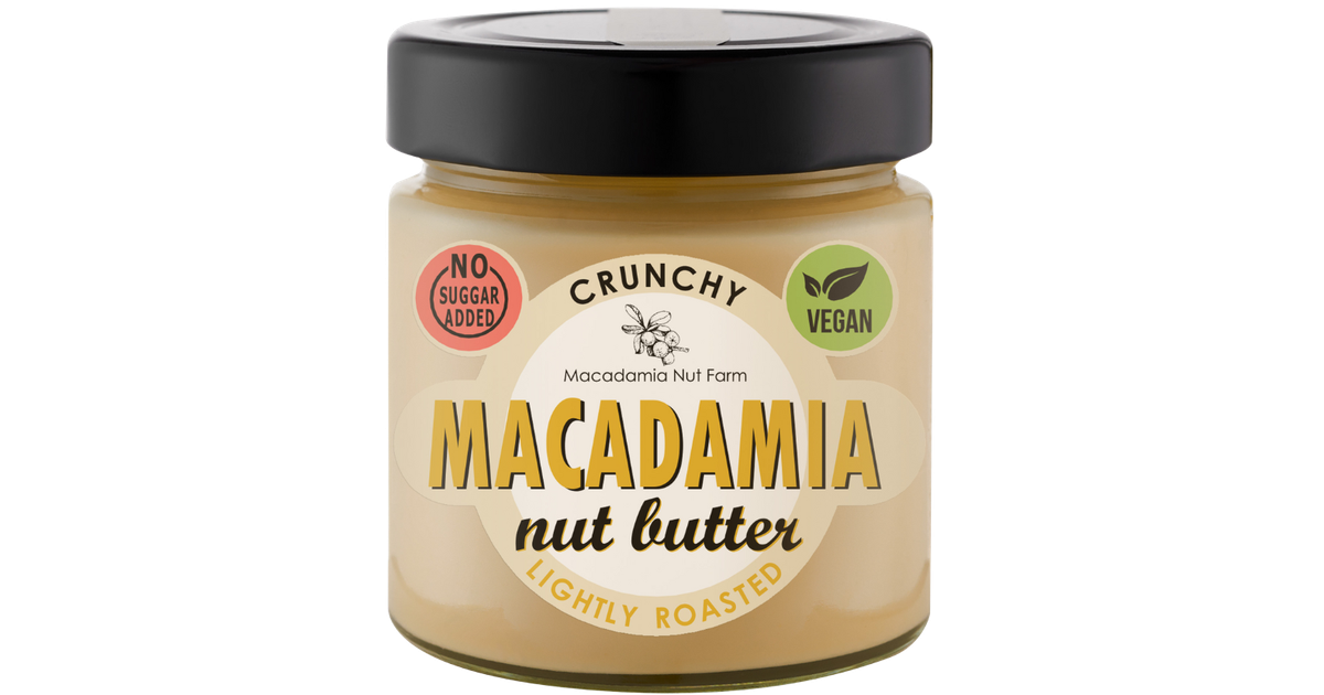 Crunchy macadamia nut cream