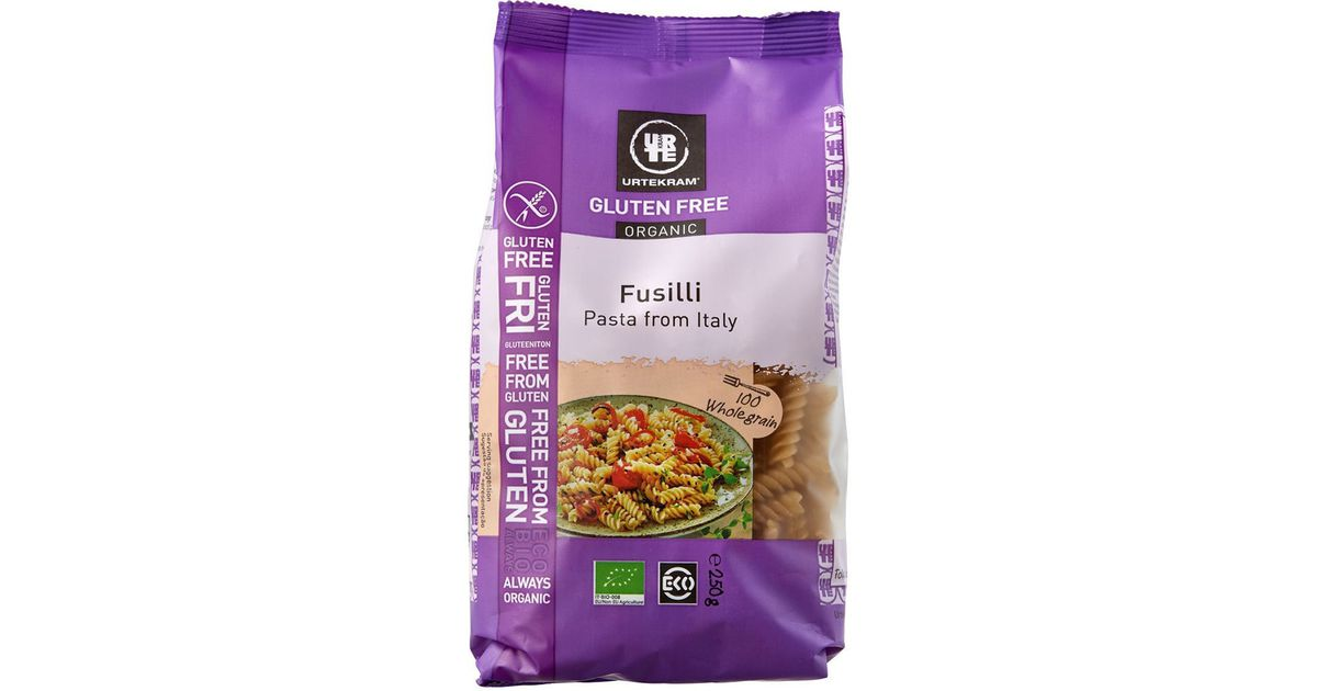 Organic rice fusilli pasta