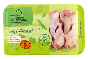 Fresh chicken wing drummettes without antibiotics, 500g