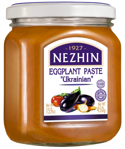 Eggplant paste, NEZHIN, Ukrainian, 450 g