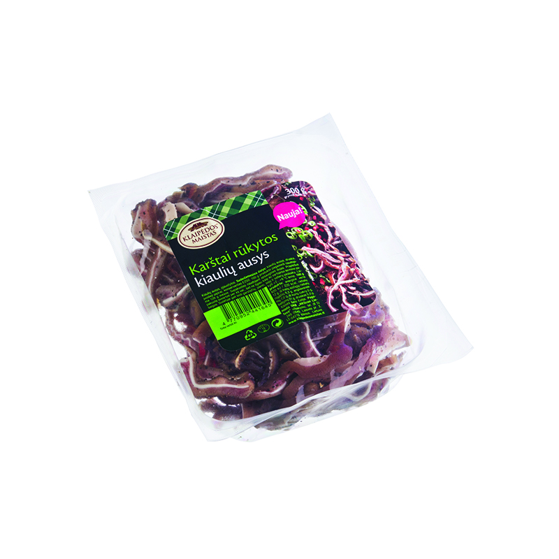 Smoked pork ears, cut, 3   g