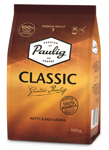 Ground coffee PAULIG Classic, 100 g