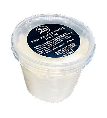 Riebi kreminė varškė SŪRIO DŽIAZAS, 17 % rieb.