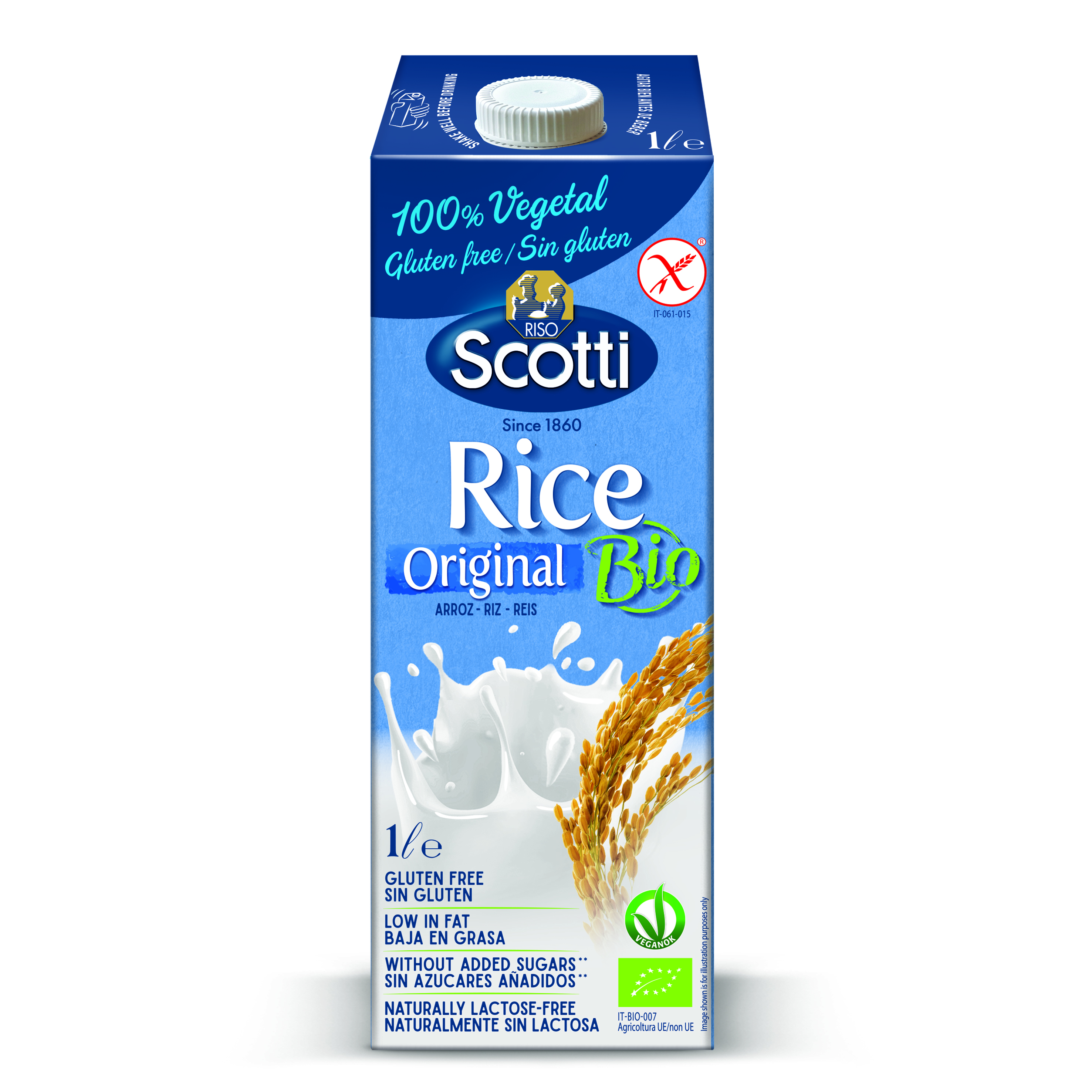 Organic rice drink Riso Scotti, 1 l, LT-EKO-001 (M)