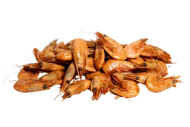 FS Northern striped prawns, hot smoked, kg