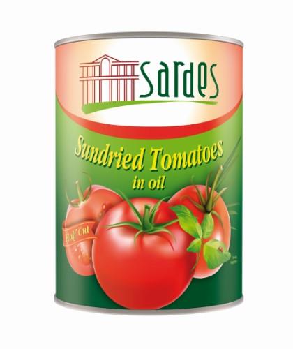Sundried tomatoes, in oil, 4,2 kg / 2,7 kg