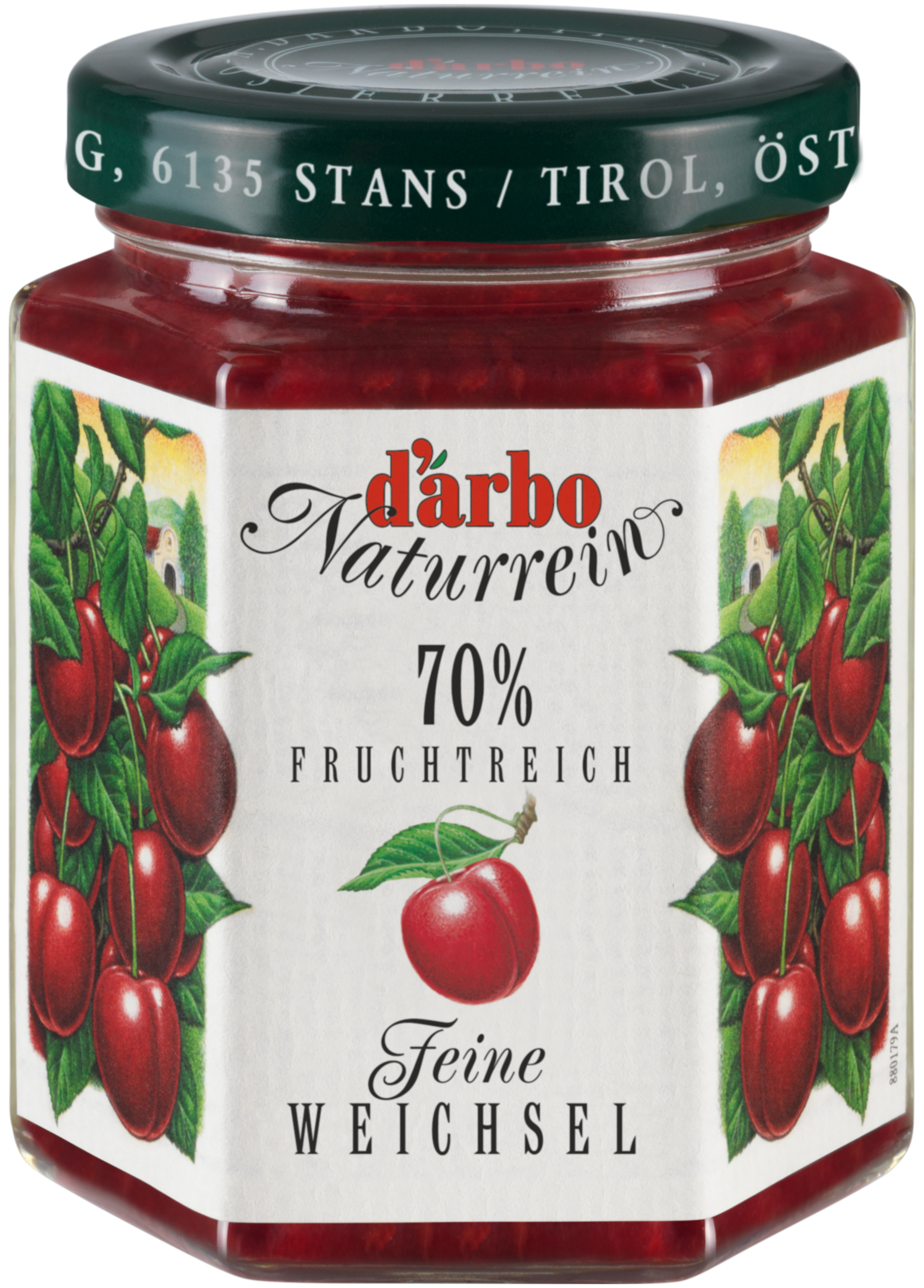 Cherry spread D'ARBO, 70%, 200 g