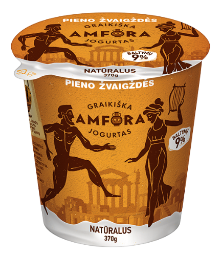 Yogurt greek, natural, 3,9%, 370g