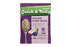 Avižų košė su sodo vaisiais SKANĖJA 40g