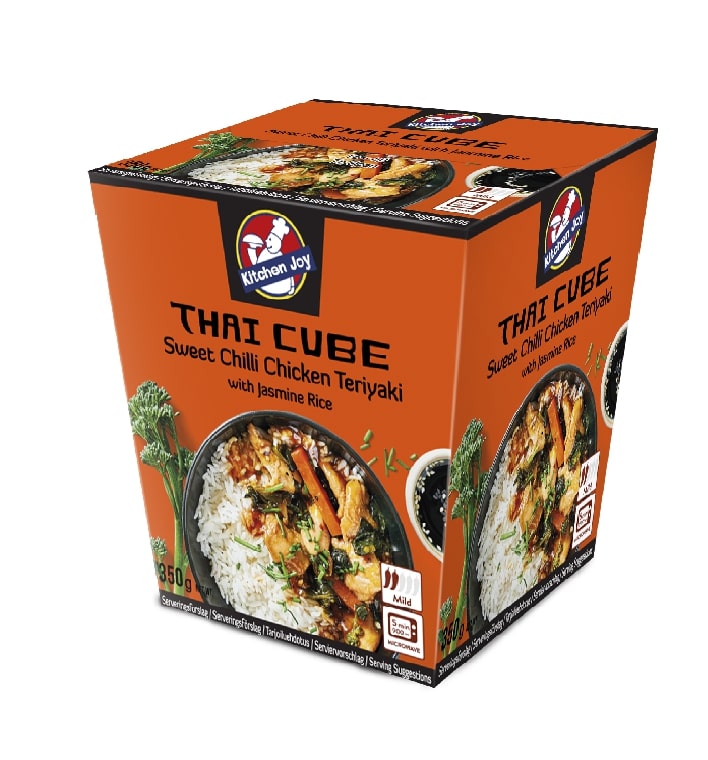 Saldžiarūgštė Teriyaki vištiena su ryžiais, dėžutėje, 350g