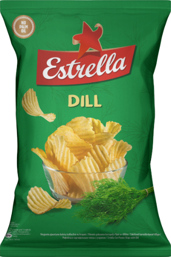 Traškučiai ESTRELLA, su krapais, 130 g