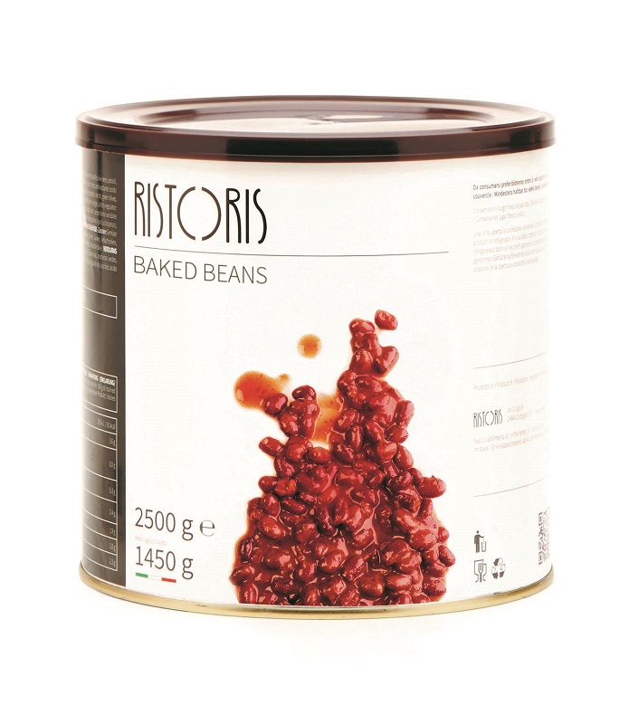 Red beans in tomato sauce RISTORIS, baked, 2.62kg/1.19kg