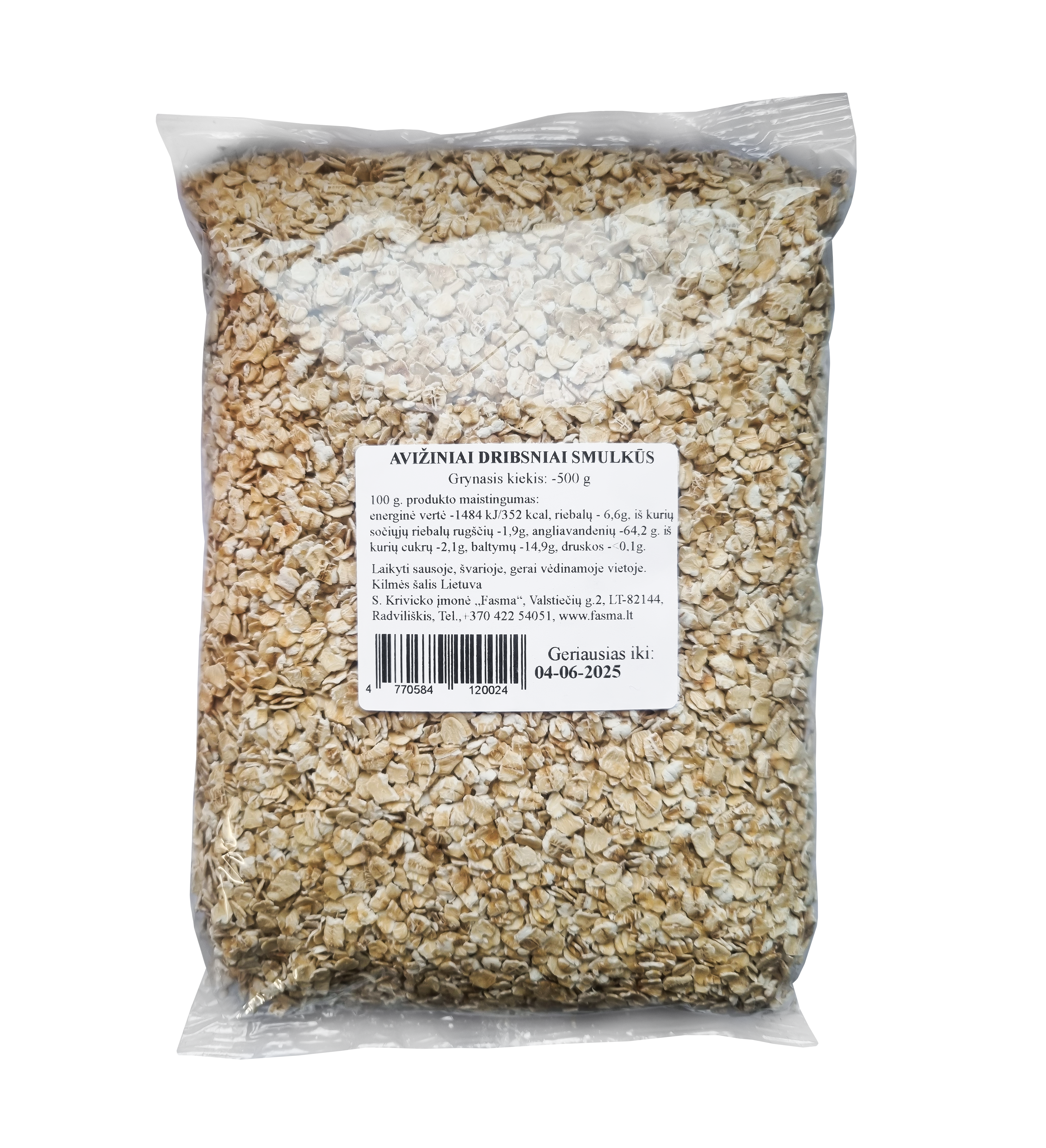 Oat flakes, 500 g