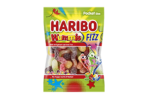 Rūgštūs želė guminukai HARIBO WUMMIS FIZZ 100g