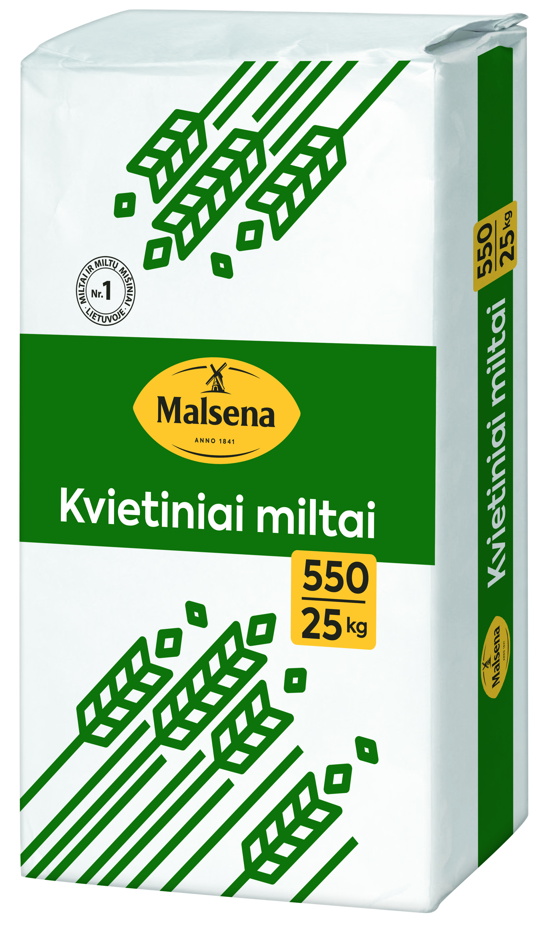 Flour MALSENA, wheat, 550D, kg (25)
