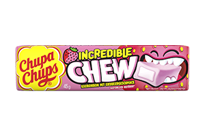 Chewy candies CHUPA CHUPS STRAWBERRY 45g