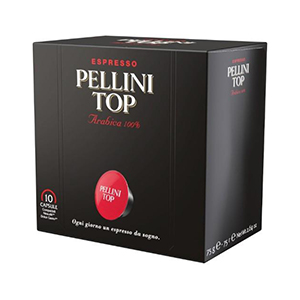 Coffee capsules PELLINI TOP, 10x7,5g