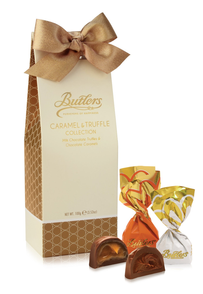 Šokoladinių saldainių rinkinys CARAMEL AND TRUFFLE