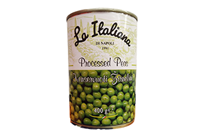 Canned green peas LA ITALIANA 400g