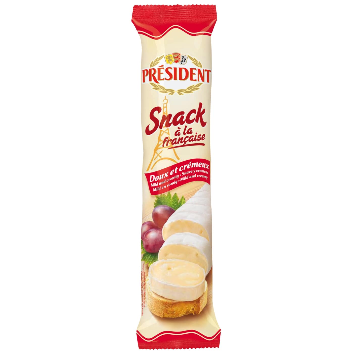 Soft cheese PRESIDENTSnack a la Francaise, 180 g