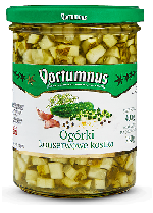 Gherkins cubes, VORTUMNUS, 400 g/240g