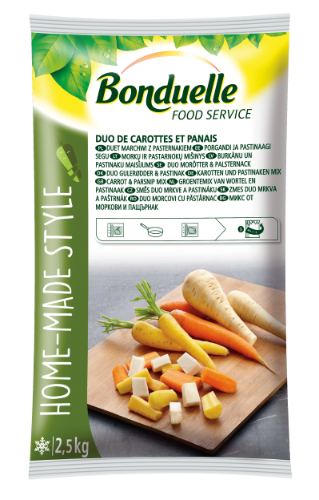 Frozen carrot and parsnip mix, BONDUELLE, 2,5 kg
