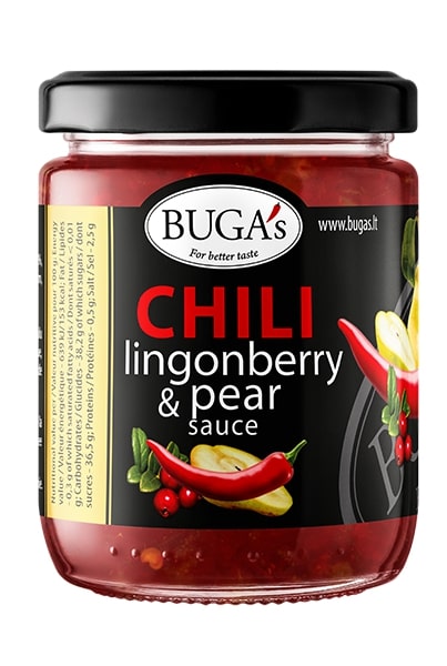 Chili and cranberry sauce BUGA's, 1,3 kg
