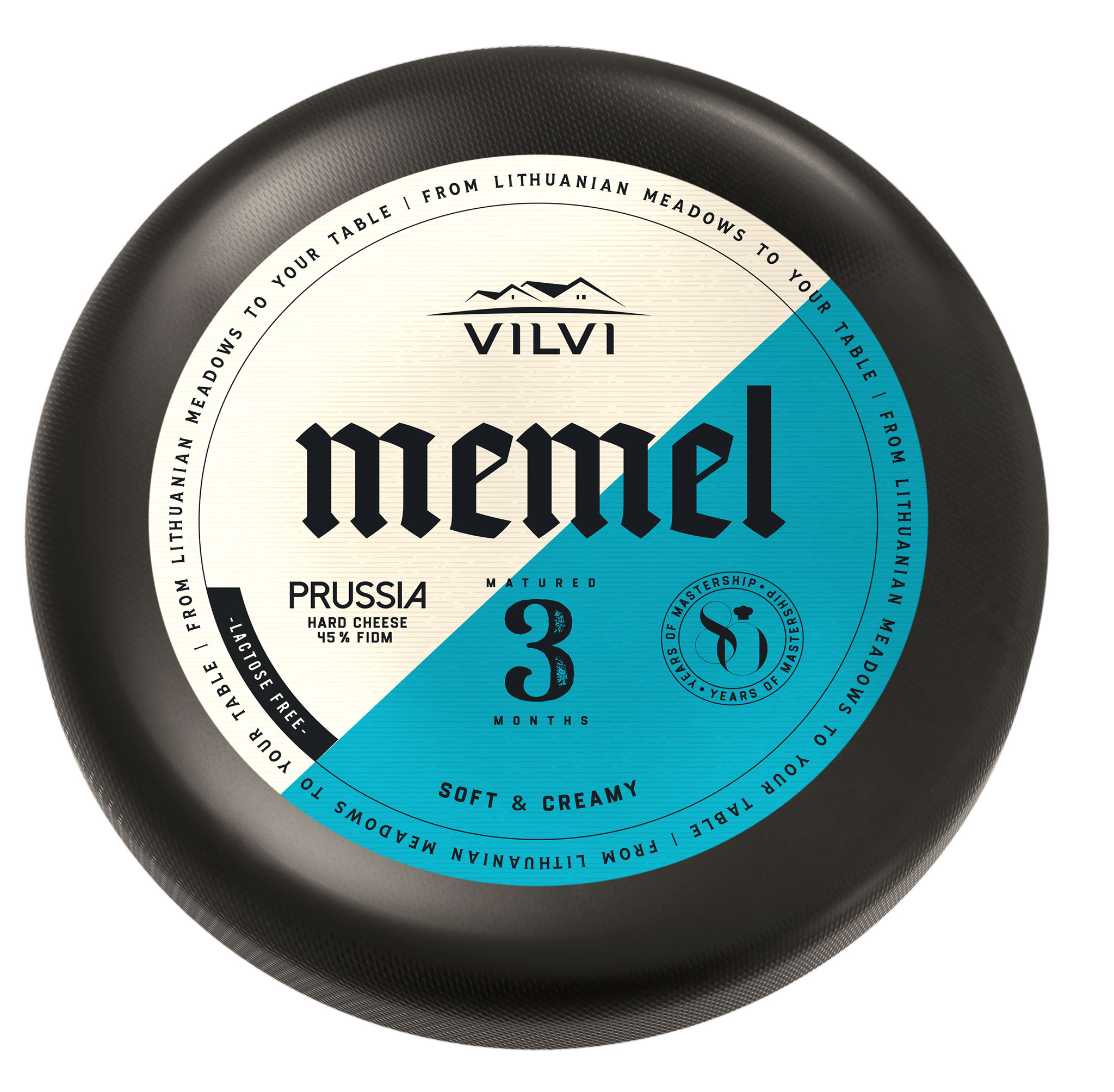 Hard cheese MEMEL Prussia 3 m., 45%, RSM, ~ 3 kg