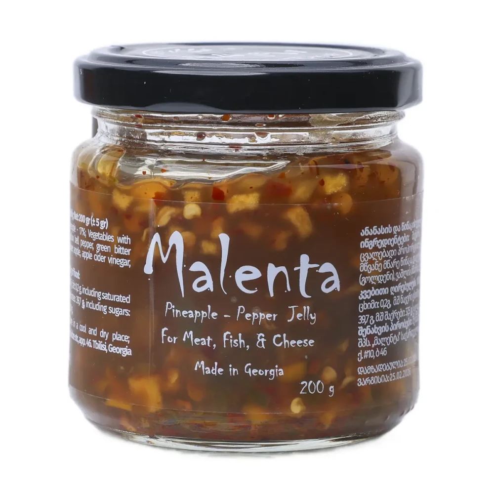 Pagardas su ananasais ir aitriosiomis paprikomis PINEAPPLE PEPPER JELLY