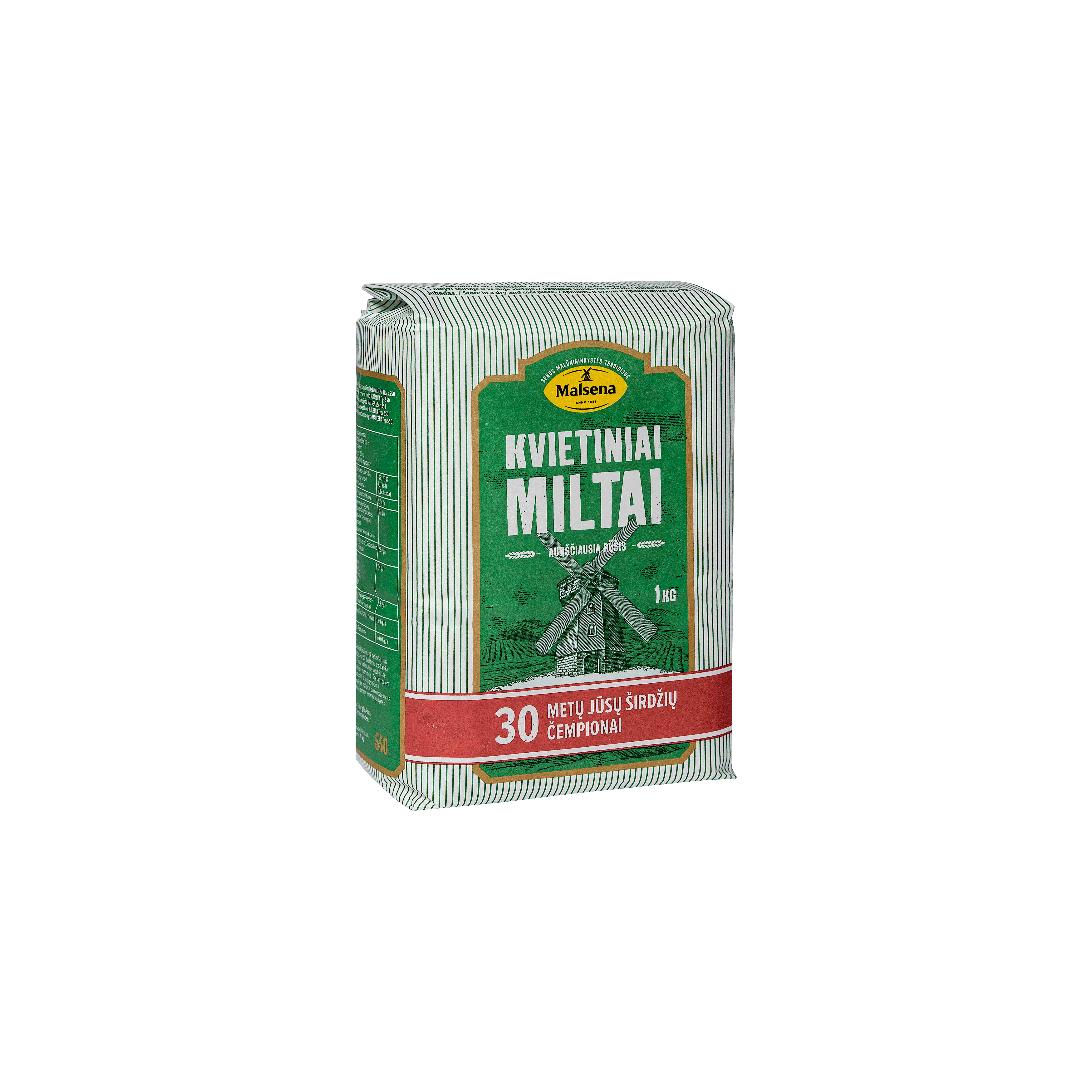Flour MALSENA, wheat, extra,  550D, 1 kg