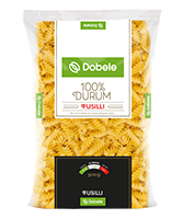 Makaronai DOBELE (spiralės), 500 g