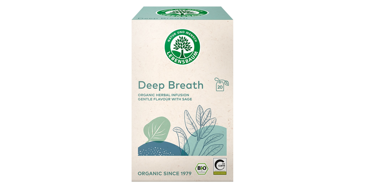 Herbal tea DEEP BREATH, organic