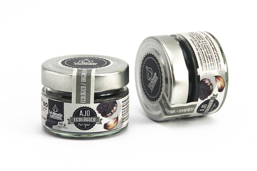 Organic black garlic cloves LA ABUELA CARMEN, 60g