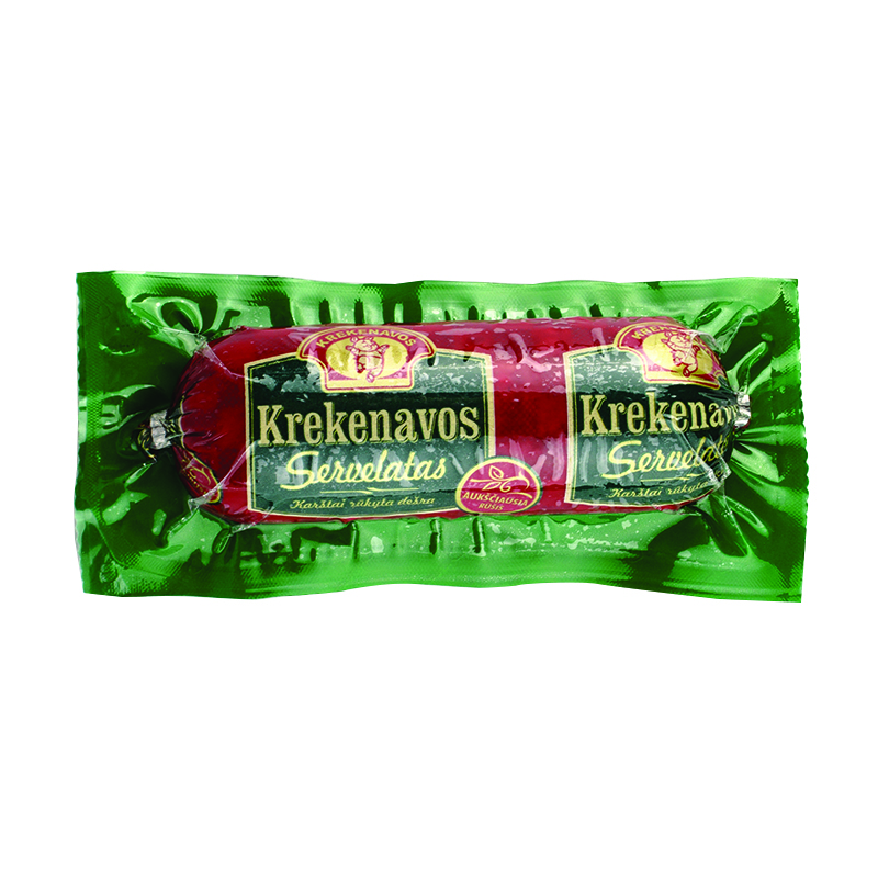 Hot smoked KREKENAVOS servelatas, 280 g