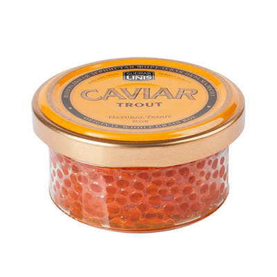 Upėtakių ikrai PREMIUM SUDRABLINIS, 50 g