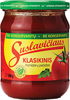 SUSLAVIČIAUS CLASSIC tomato sauce, 500 g