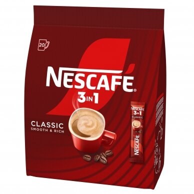 Coffee drink NESCAFE Classic 3in1, 20 x 16,5 g, bag