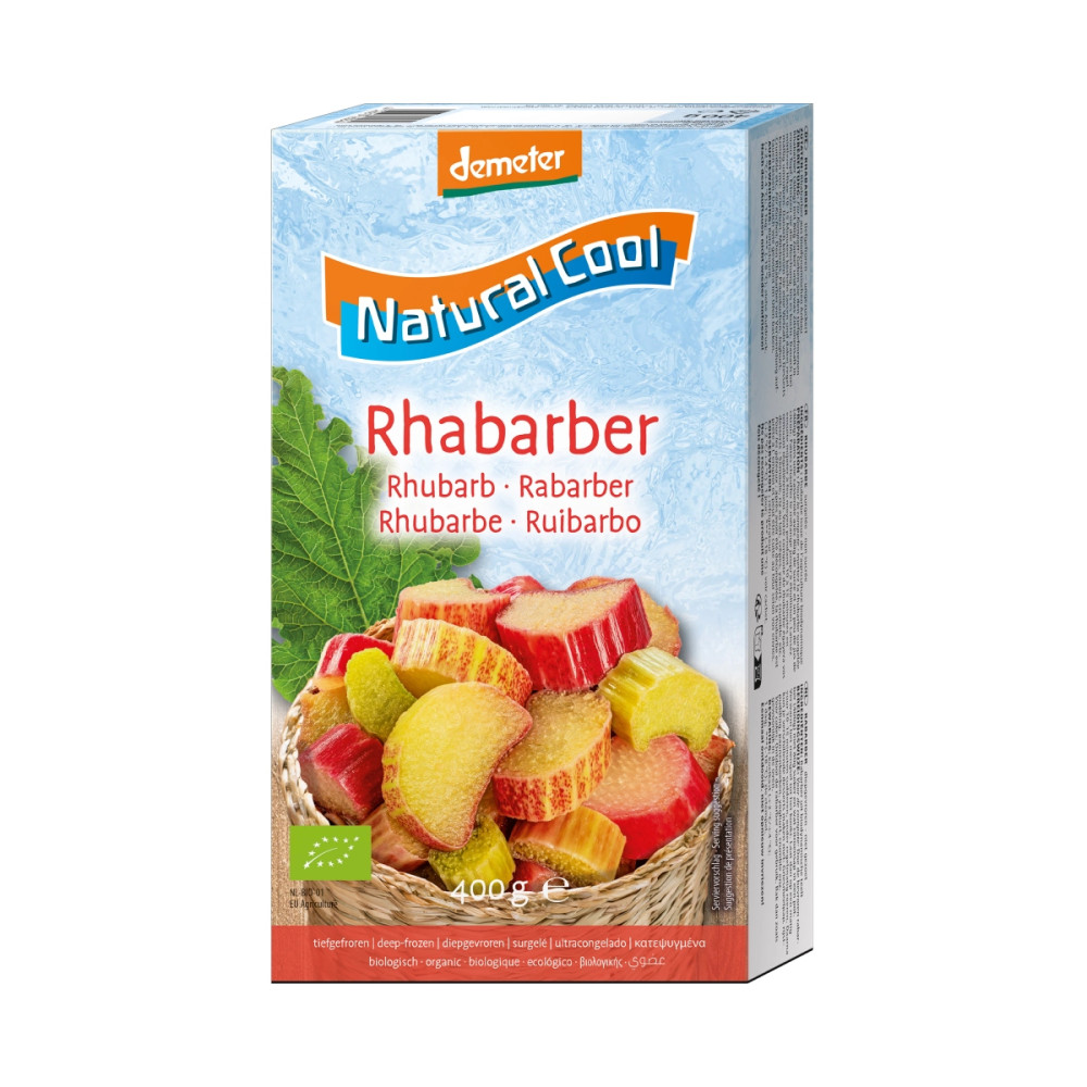 Rabarbarai šaldyti, biodinaminiai