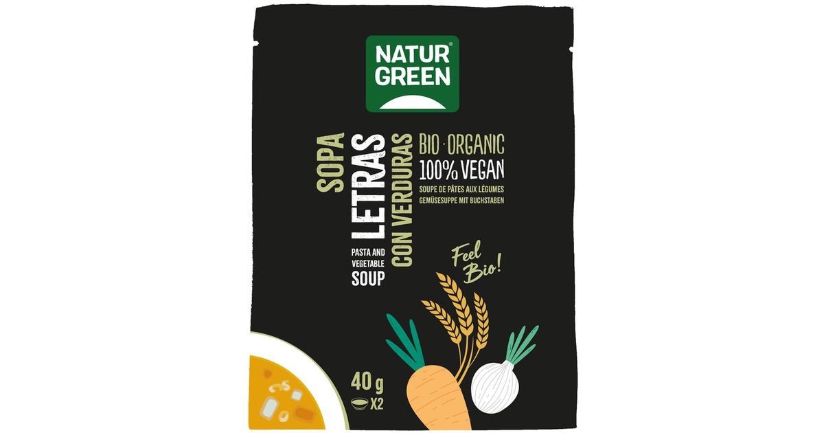 RAIDELĖS Vegetable and Pasta Soup, organic