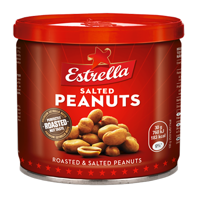 Roasted salted peanuts ESTRELLA, 140 g