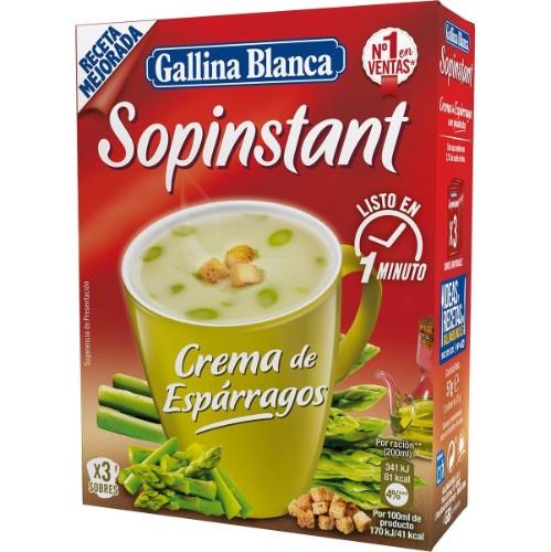 Greitai paruošiama tiršta sriuba GALLINA BLANCA, su smidrais ir skrebučiais, 3vnt / 57 g