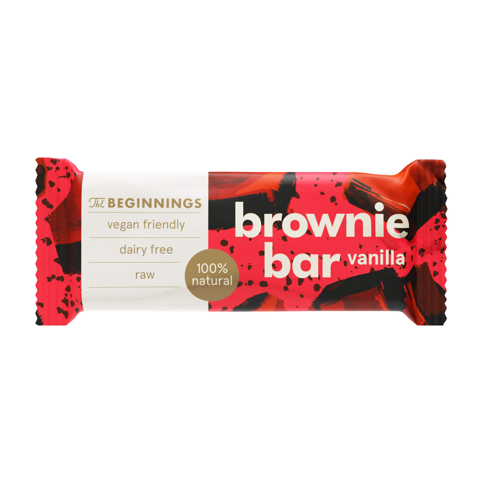 Vegan chocolate cake flavored bar The BEGINNINGS, with vanilla, 40 g