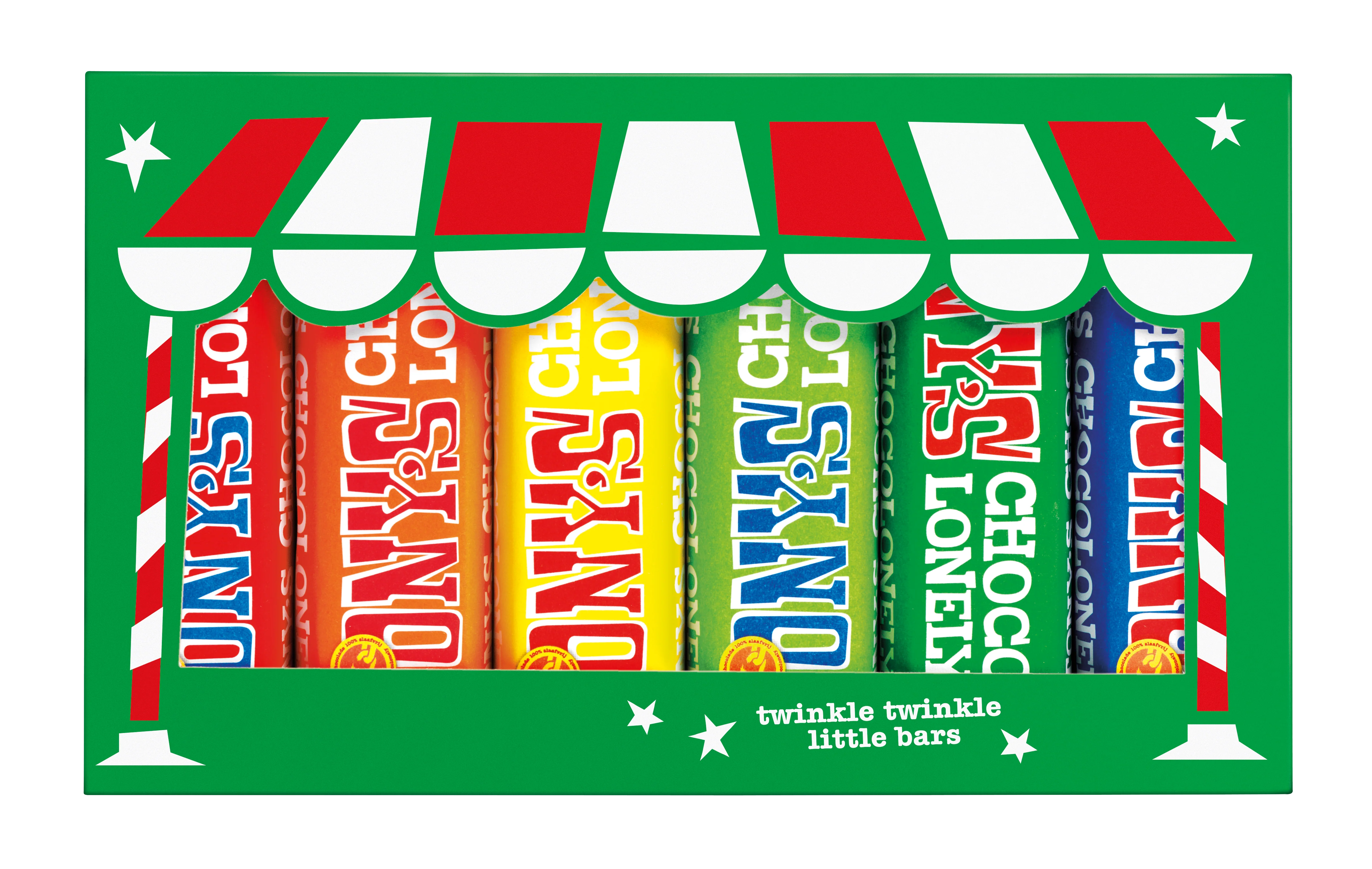 Kalėdinis saldainių rinkinys TONY'S, Christmas Rainbow, 288 g