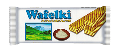 Vafliai su grietininiu įdaru, 80 g