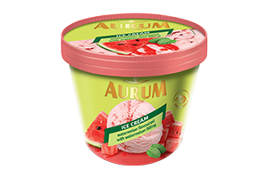 Arbūzų skonio plombyras su arbūzų įdaru AURUM, 800ml