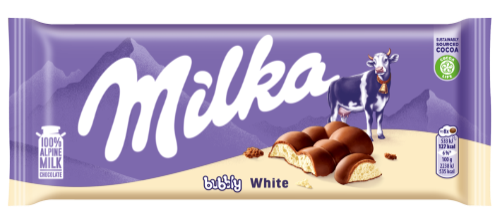Šokoladas MILKA Bubbly White, 95 g