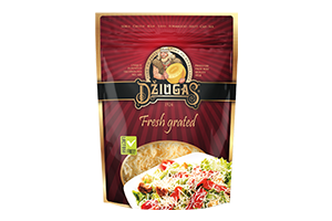 Kietas tarkuotas sūris DŽIUGAS 40% , 100g