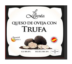 Hard sheep cheese LA LEYENDA, with truffle, 5 months, 150 g